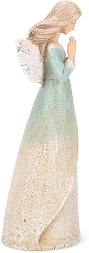 Miniatura 3 de Roman Giftware Inc., Colección de ángeles inspiradores, ángel orante de 8.5 pulgadas de alto, religioso, inspirador, duradero (3 x 2 x 8)