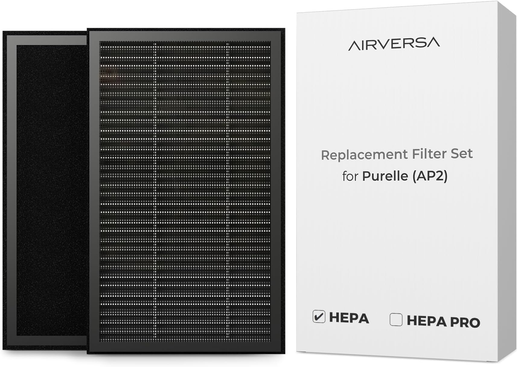 [Official] Airversa AP2 Replacement Filter (99.97%) - Only for Airversa AP2 Purelle - 3-Stage Filtration - Genuine Original Equipment Manufacturer Filters
