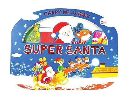 Board Book: Carry Me Along - Super Santa - Board book for Kids