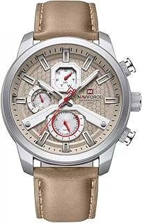 ساعة للرجال من نافي فورس NF9211L-S-GY-BN