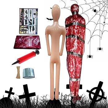 Amazon.co.jp: インフレータブル死体 - 死体ハロウィン小道具