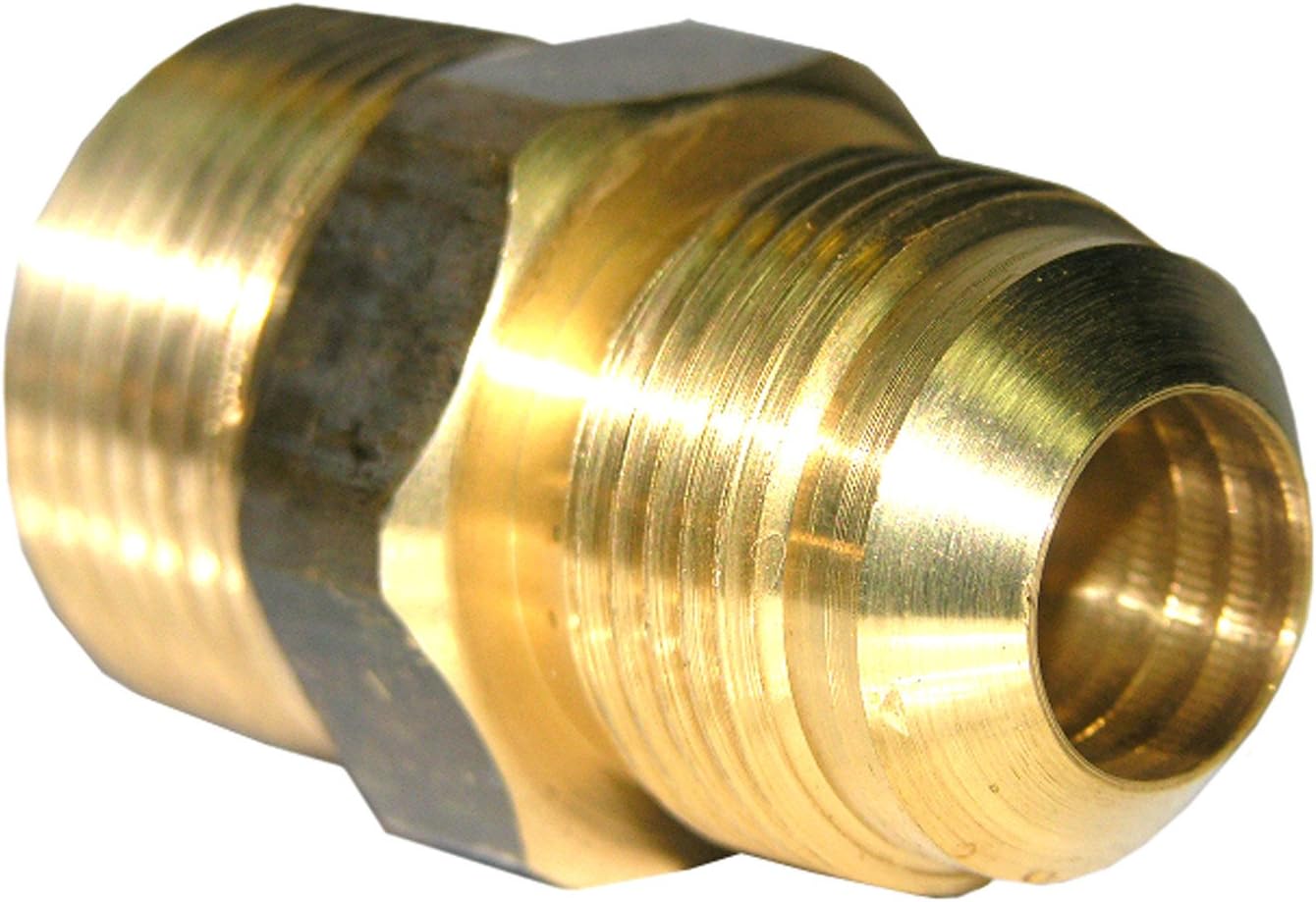 LASCO 17-4879 15/16-Inch Flare by 3/4-Inch Male Pipe Thread Brass Adapter