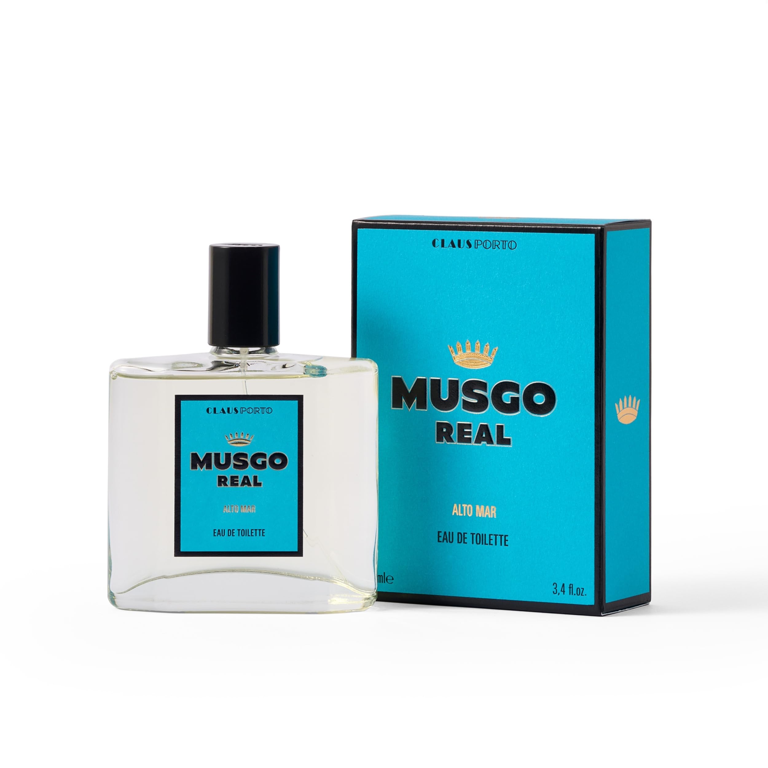 Claus Porto - Musgo Real Eau de Toilette Alto Mar | Invigorating, Refreshing, Elegant | Woody, Watery, Aromatic, Minty (100 mL | 3.4 fl oz)