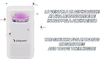 BEPER P206ZAN101 LED lapač hmyzu s ventilátorom, tichý a prenosný, bez chemikálií, ľahko čistiteľný, s USB káblom 4