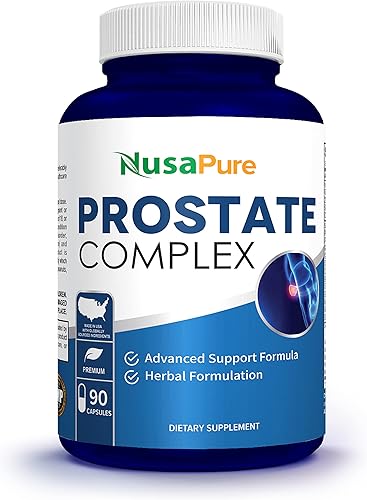 NusaPure Saw Palmetto Complex (Complejo de Esteroles Vegetales, Raíz de Ortiga, Corteza de Pygeum, Graviola) - 90 Cápsulas