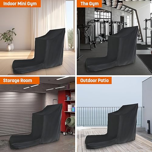 Miniatura 8 de Funda para cinta de correr, plegable, con cremallera, a prueba de polvo e impermeable, apta para hacer ejercicio, deportes, correr, equipo de