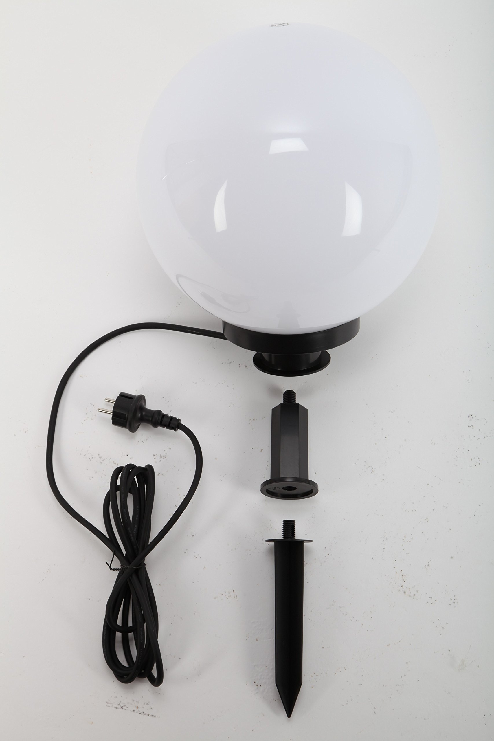 4X Kugelleuchte Gartenleuchte Leuchtkugel Kugellampe Lampe D 30cm / 220V