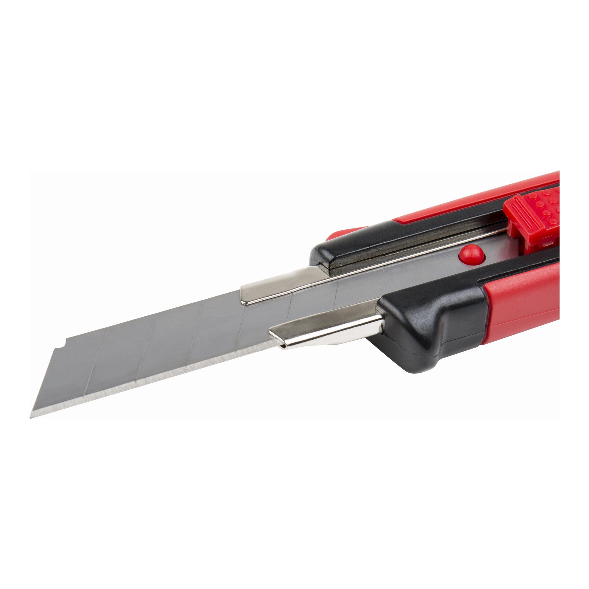 Cutter De Sécurité STIER - Rétraction Automatique, Boîtier Métal, Pour Carton, Moquette, PVC