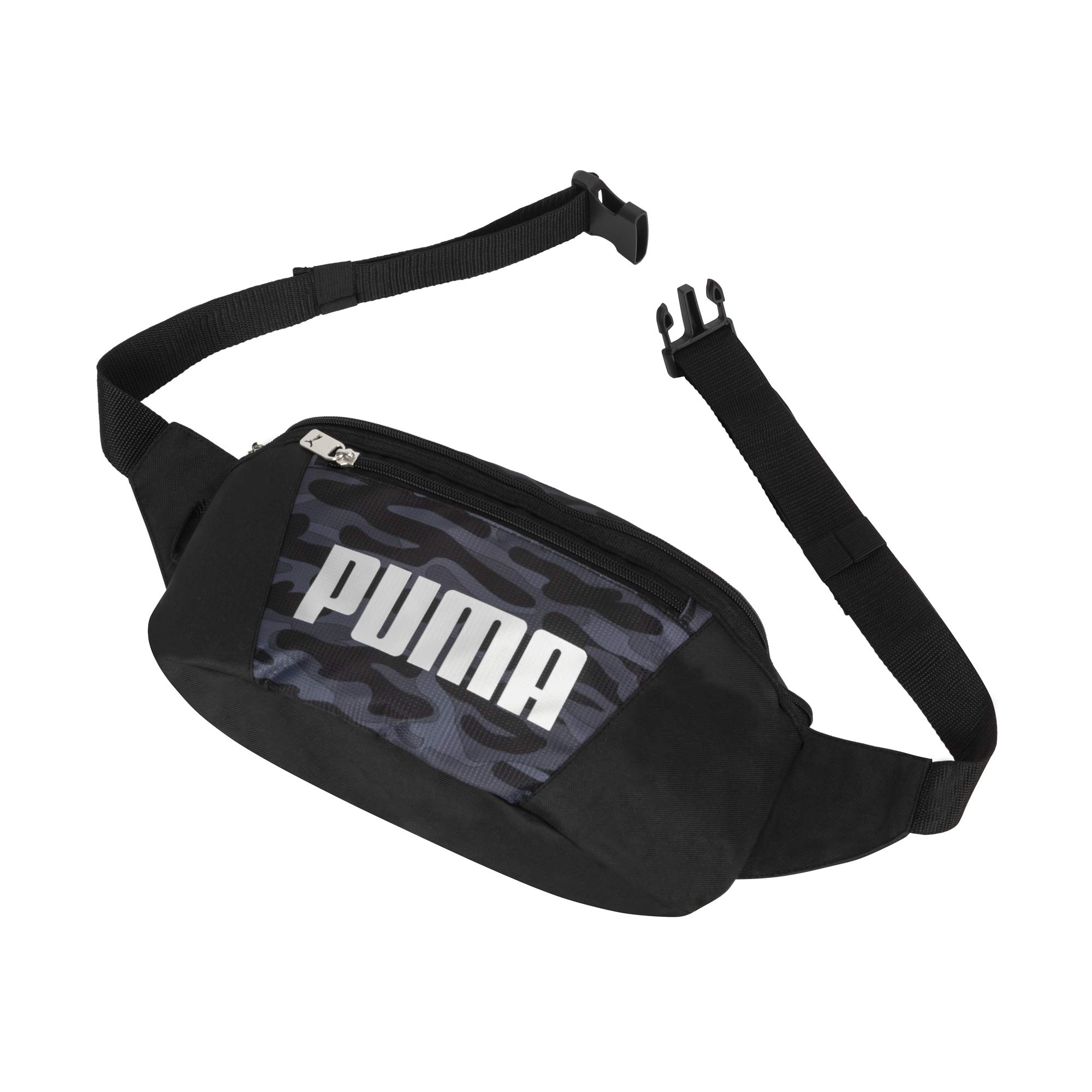 PUMA Evercat Traverse Waistpack Fanny torebka męska, Kamuflaż Szary/Srebrny, Taille unique, Evercat Traverse Torba bananowa