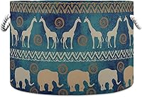 Vista 1 de visesunny Cesta plegable de gran capacidad con asas de algodón duraderas, solución organizadora para el hogar, oficina, dormitorio, armario