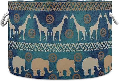 visesunny Cesta plegable de gran capacidad con asas de algodón duraderas, solución organizadora para el hogar, oficina, dormitorio, armario,