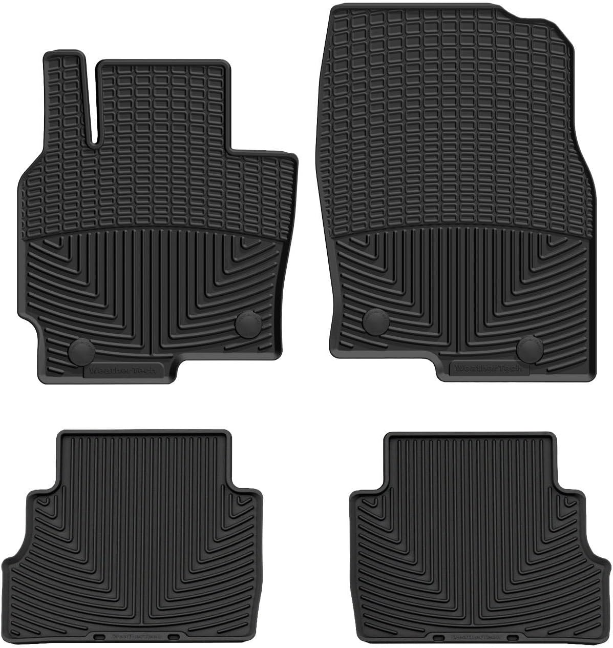 WeatherTech All-Weather Floor Mats for Mazda CX-5 1st & 2nd Row (W353-W413), Black
