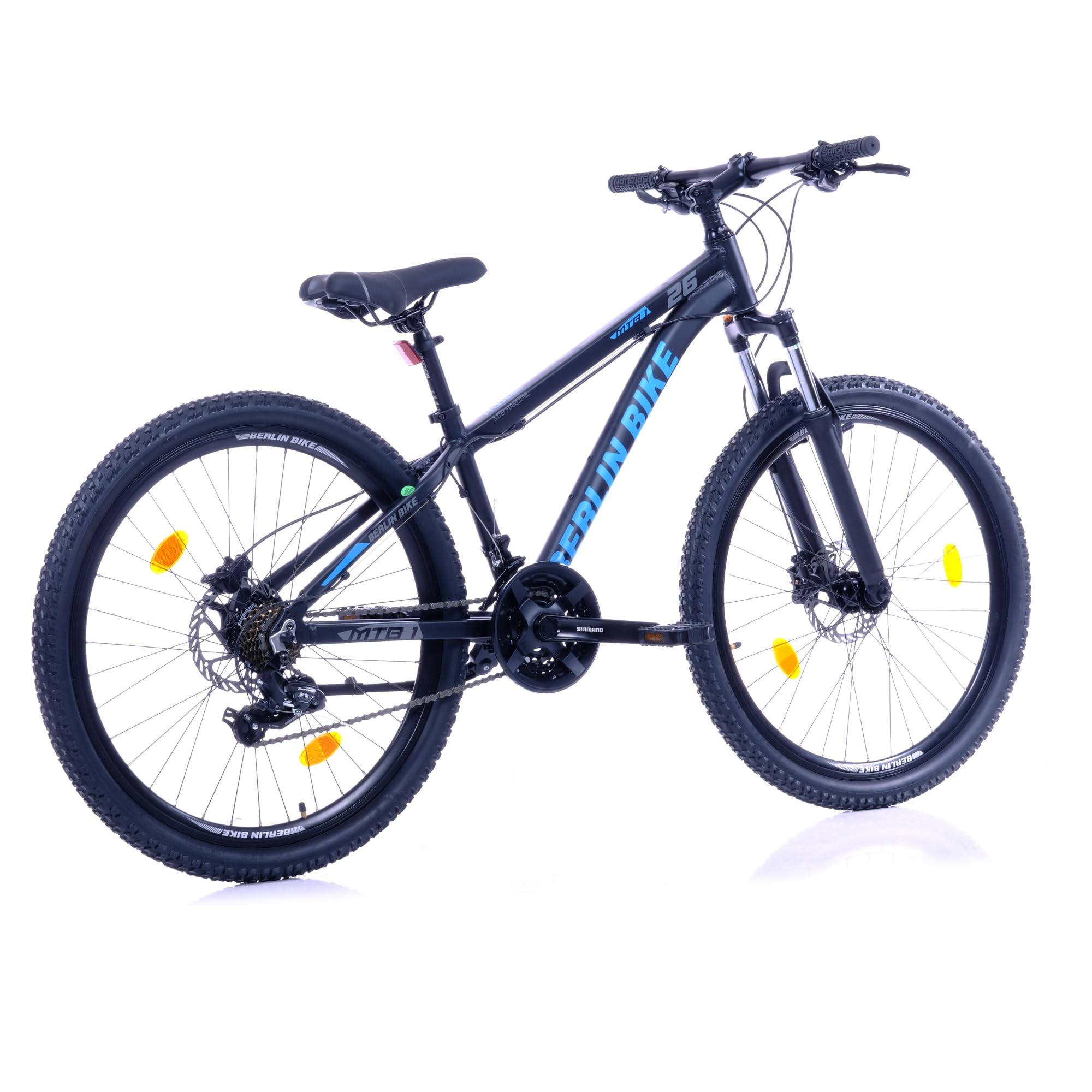 Mountainbike MTB1 – mit komplettem Shimano Set - 21 Gang Shimano FD-TZ500/RD-TY300D, Dacron Hydraulische Scheibenbremsen