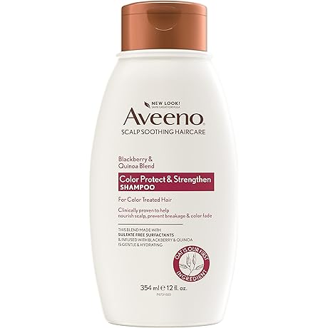Aveeno Blackberry Quinoa Protein Blend Shampoo for Color Treated Hair