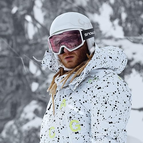 Miniatura 5 de Gafas de esquí y snowboard para hombres, mujeres y jóvenes, OTG 100% protección UV