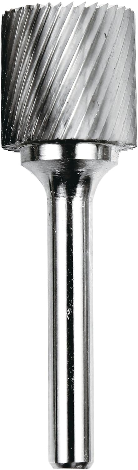 Dedeco 12235 Carbide Bur, Single-Cut, Cylindrical Flat End, End Cut, 1/4 x 3/4 x 3/4, SB-16