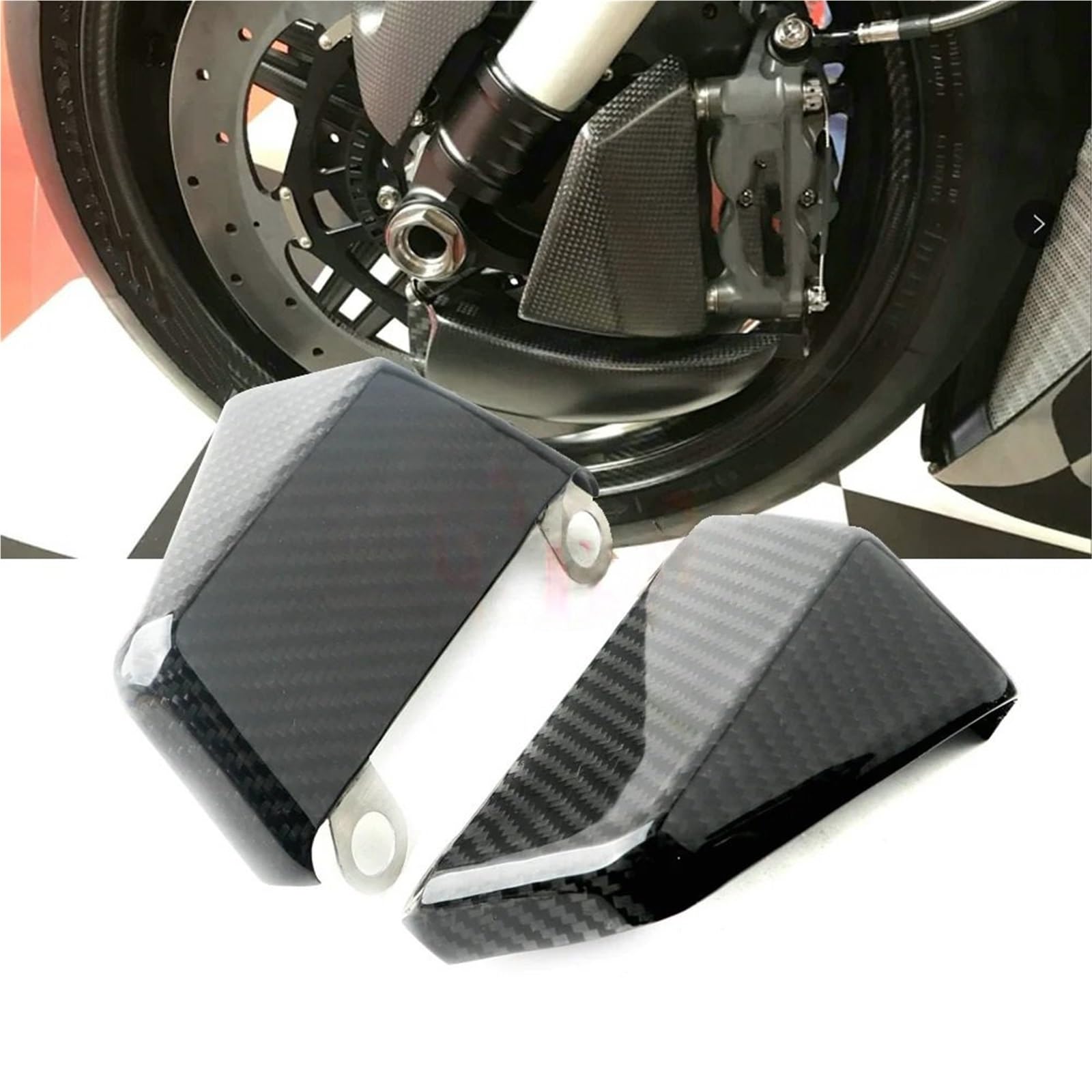 Do Ducati Milona One Shot R 2008-2010 Caliper Bracket Radiator Cover Brake Caliper Coole
