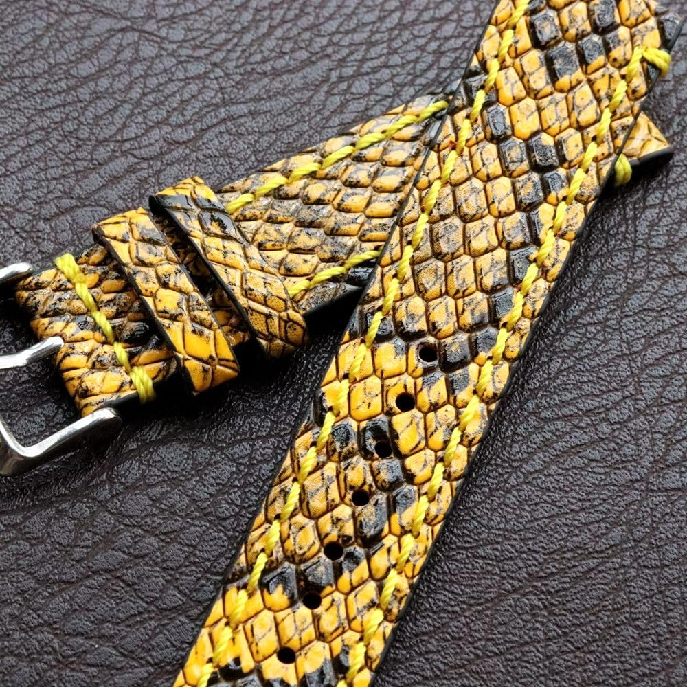 Moran Quick Release Leather Watch Band 18mm 19mm 20mm 21mm 22mm 23mm 24mm Quick Release Calfskin Watch Strap for Men and Women