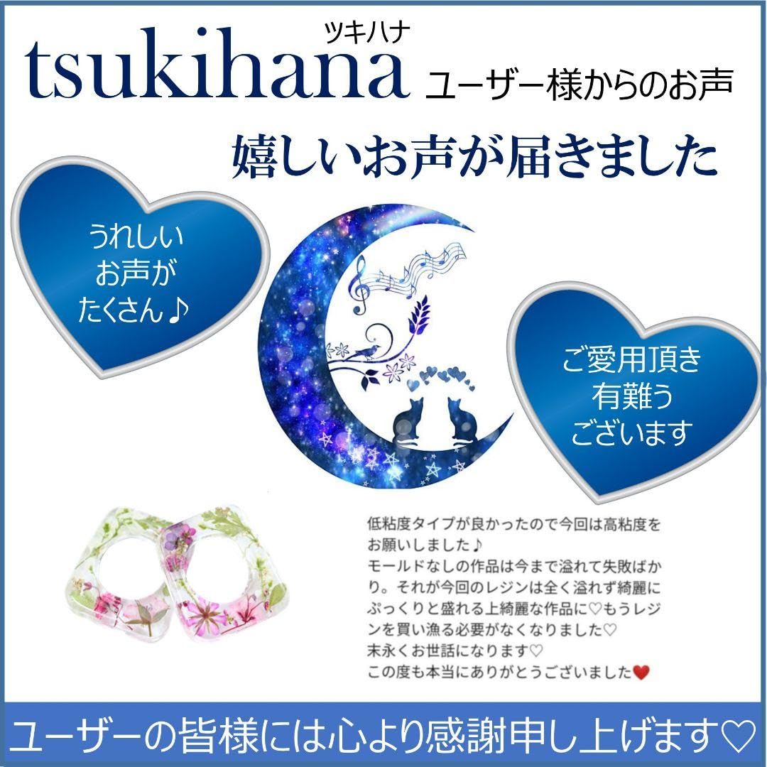 Amazon | レジン液 無臭＆直射日光でも永久クリアツキハナ100g1本在庫