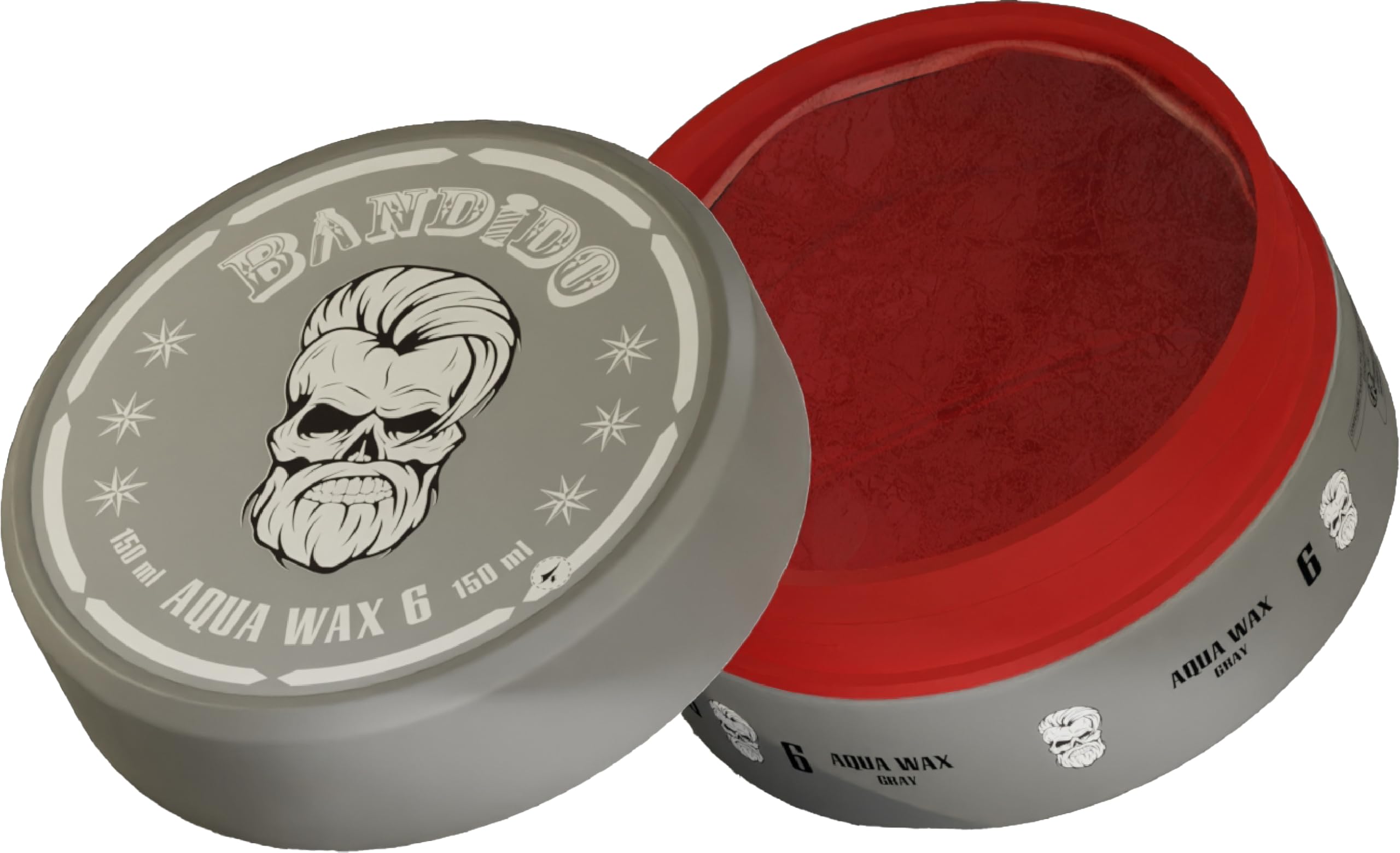 Bandido Aqua Hair Wax No.6 Cera para el Cabello - Gel para Peinar para Hombres 150 ml