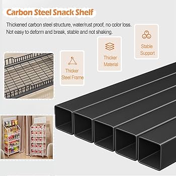 大型ディスプレイ棚　イベント用 Amazon｜スーパーの棚 大型5段スナックディスプレイラック