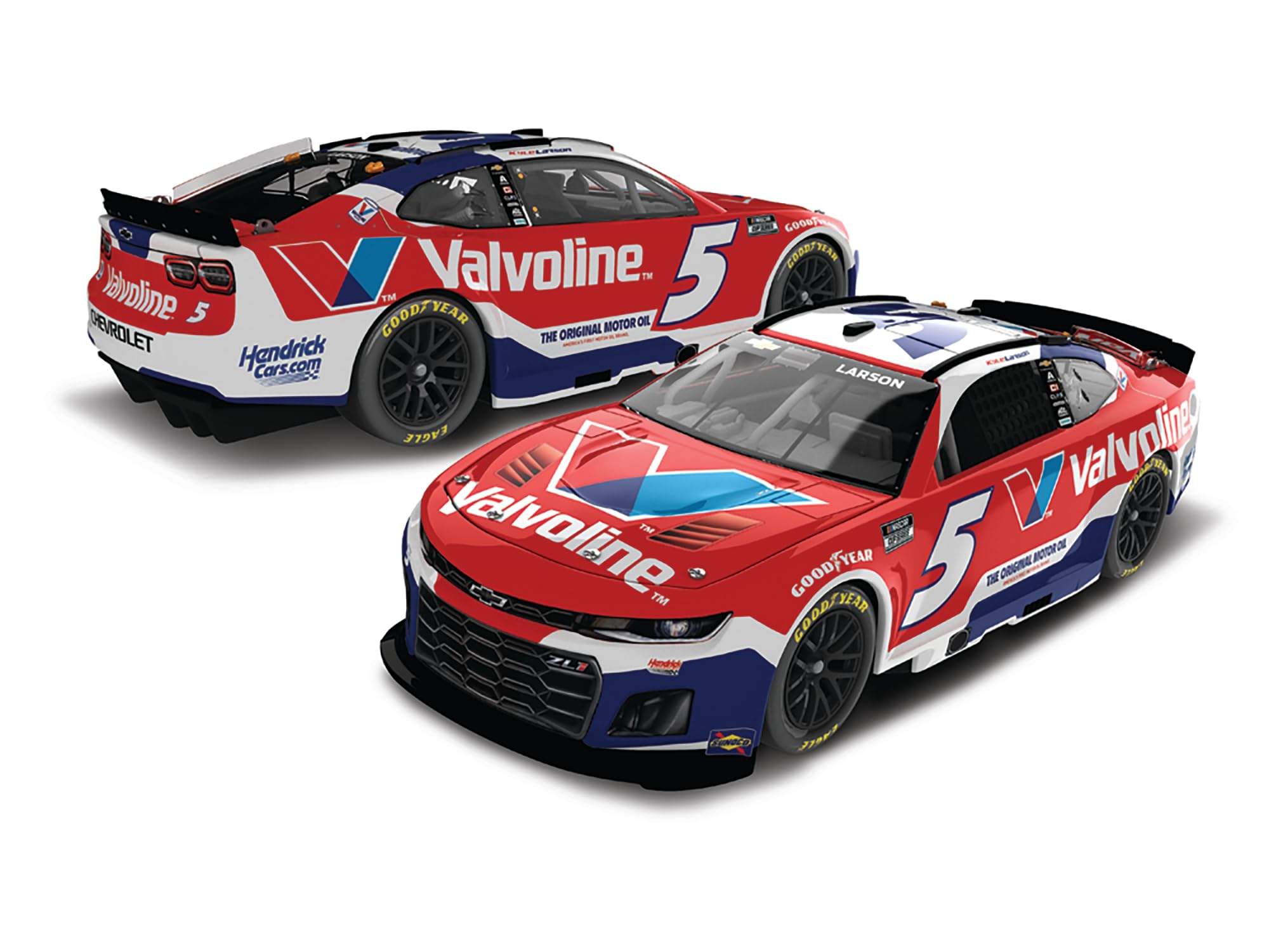 lionel racing kyle larson 2025 valvoline no 5 arc 164 scale ht diecast car