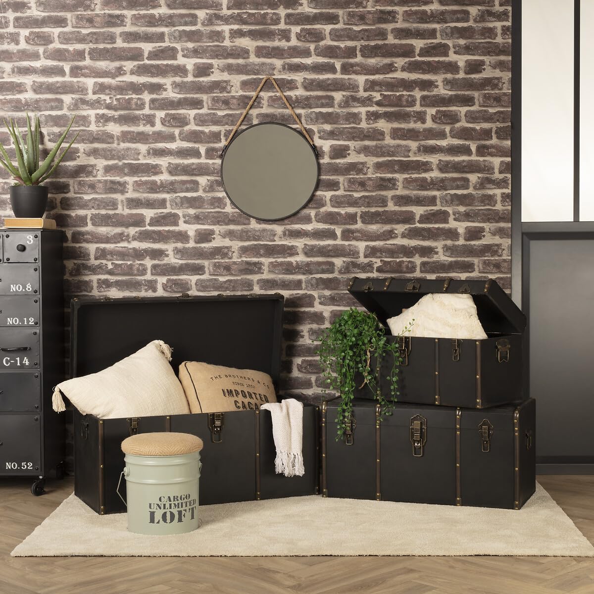 Atmosphera - Set de 3 malles British flower