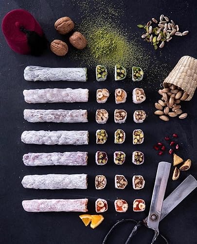 Miniatura 108 de Hafiz Mustafa 1864 Istanbul Baklava - Caja de pastelería - Bocadillos de postre de Baklava horneados hechos de hojas de masa filo fresca, pistacho