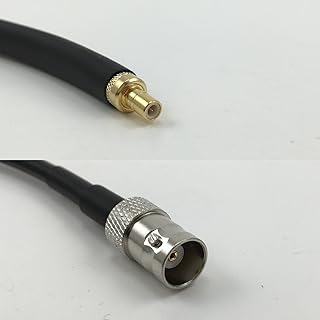1 foot RG142 SMB MALE to BNC FEMALE Pigtail Jumper RF coaxial cable 50ohm Quick USA Shipping