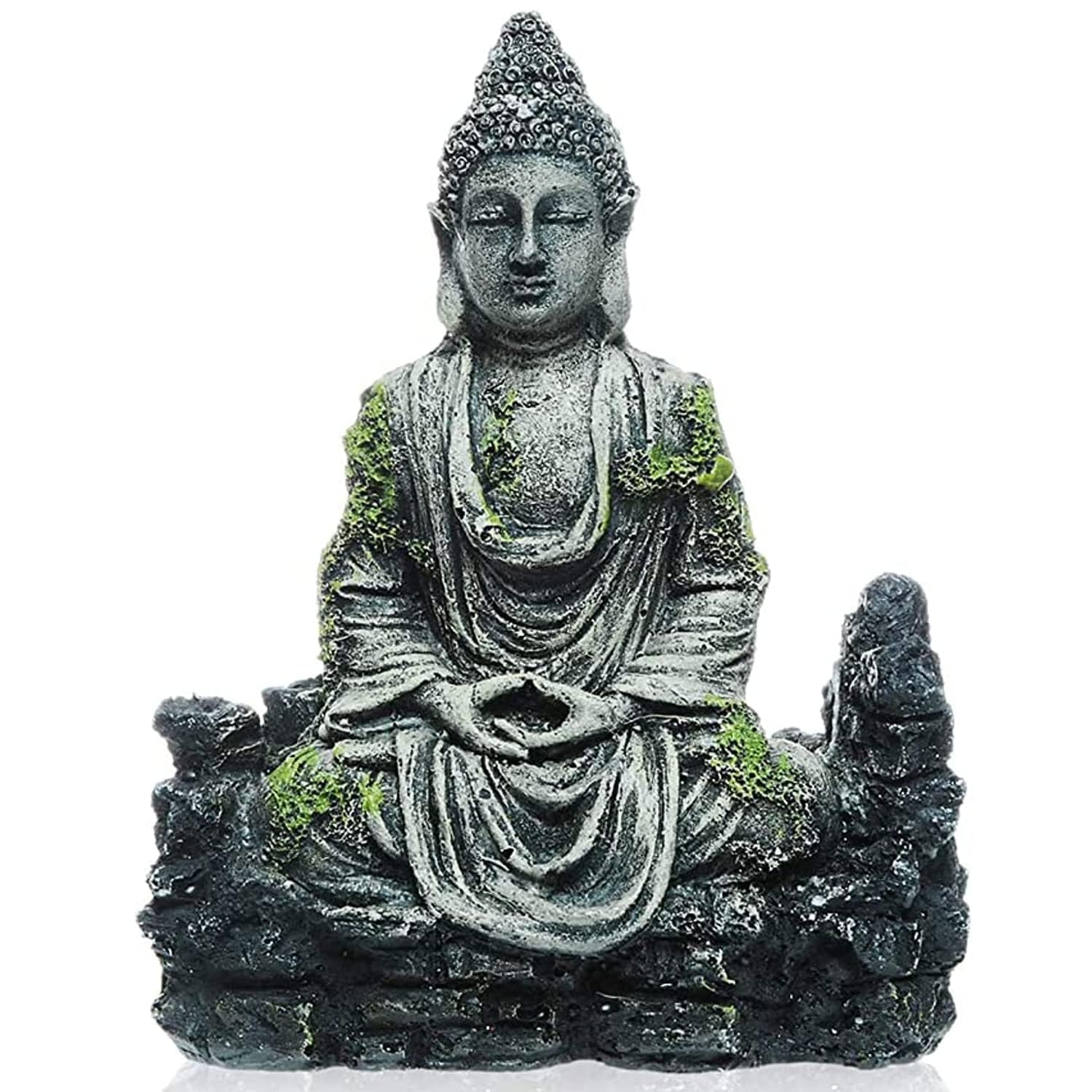 Resin Antique Positive Buddha Statue Aquarium Pond Fountains And Water Or Fish Tank, 5 Cm, 10 Cm-image-47