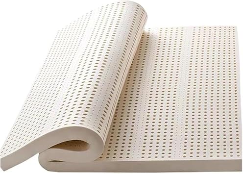 Latex Mattress 160170cm6367inch, 100% Natural Latex Mattresses Sleeps Cool and Supportive, Twin Mattress, Natural Rubber Pure Mattress Thickened Home Bedroom Cushion,1in