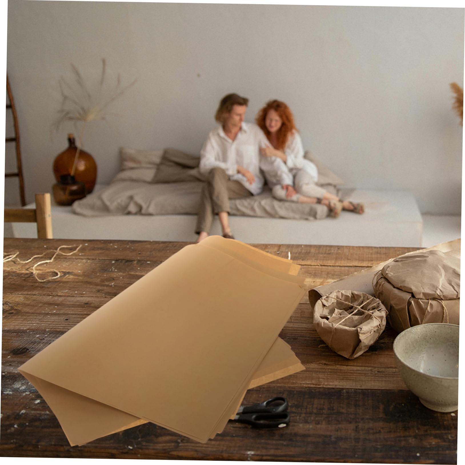 MAGICLULU 100 Pièces Papier Kraft pour Anniversaires et Célébrations pour et et Pratique