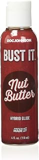 Doc Johnson Bust It - Nut Butter - Water-Based & Silicone Hybrid Glide - Looks and Feels like Semen - 4 Fl.oz (118ml)