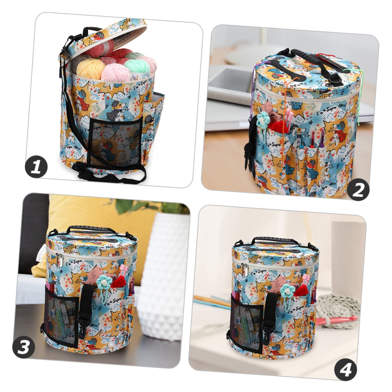 Borsa di Stoccaggio per Filati da Maglia DIY per Gomitoli