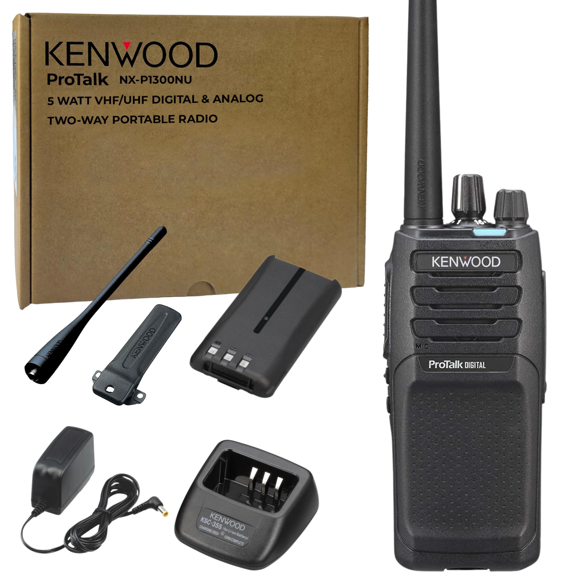Amazon.com: KENWOOD ProTalk NX-P1300AU 5W UHF Business Radio – in