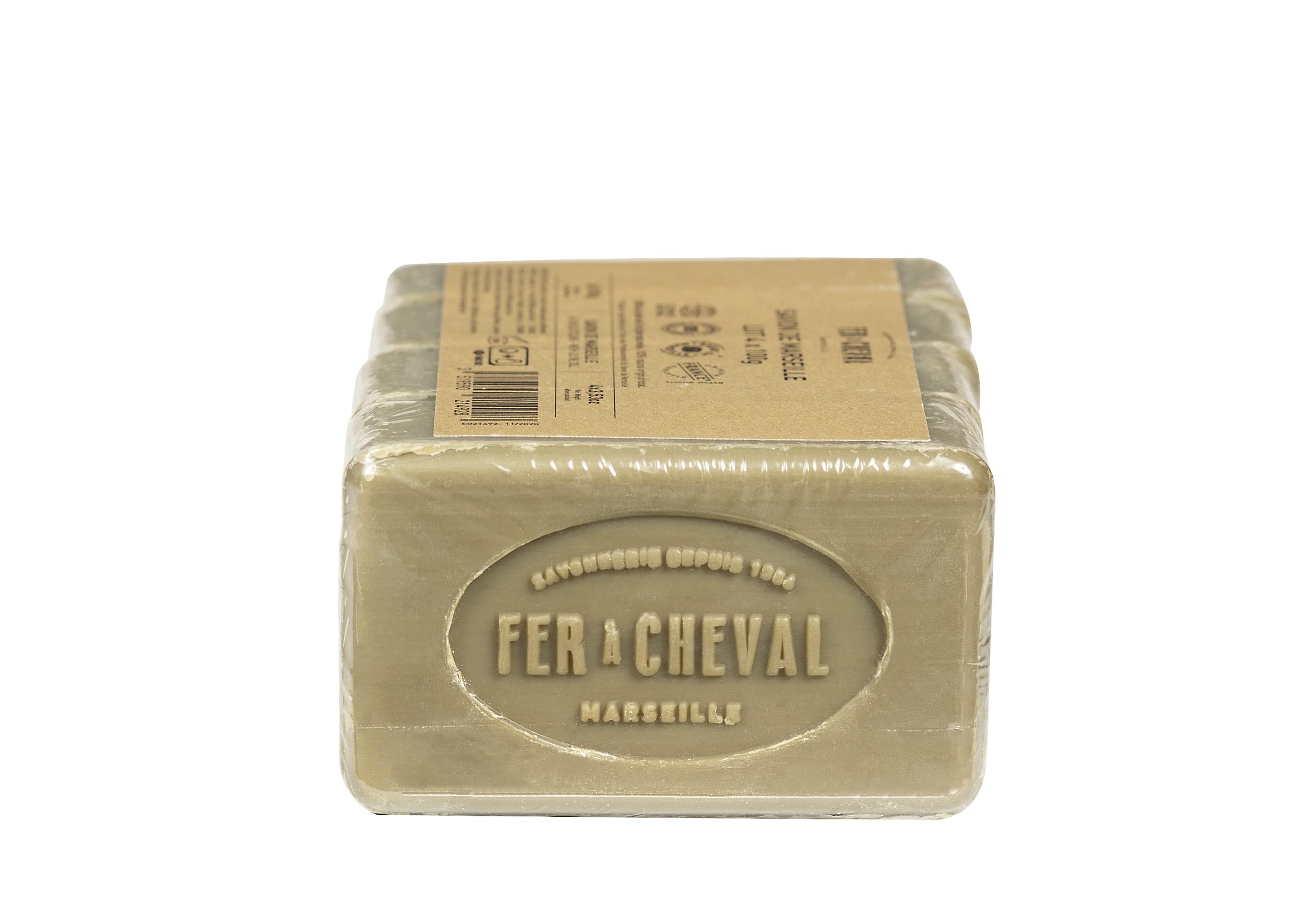 Fer à Cheval - Sapone di Marsiglia autentico (OLIVE 4 x 100 g)