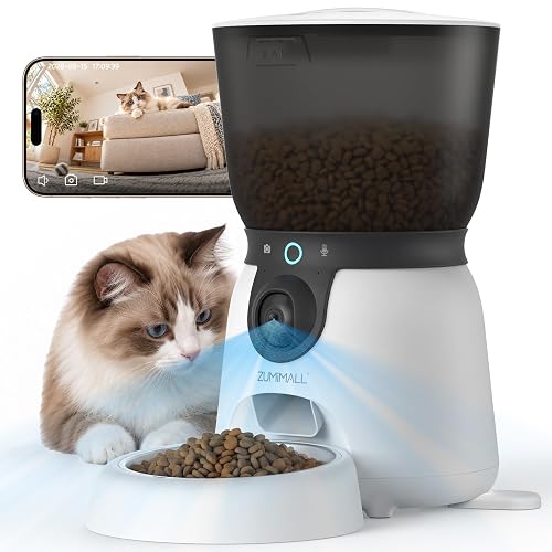 ZUMIMALL Automatic Cat Feeder 2K Rotatable product photo (Automatic Feeders & Fountains) — ScooterReviewPro review