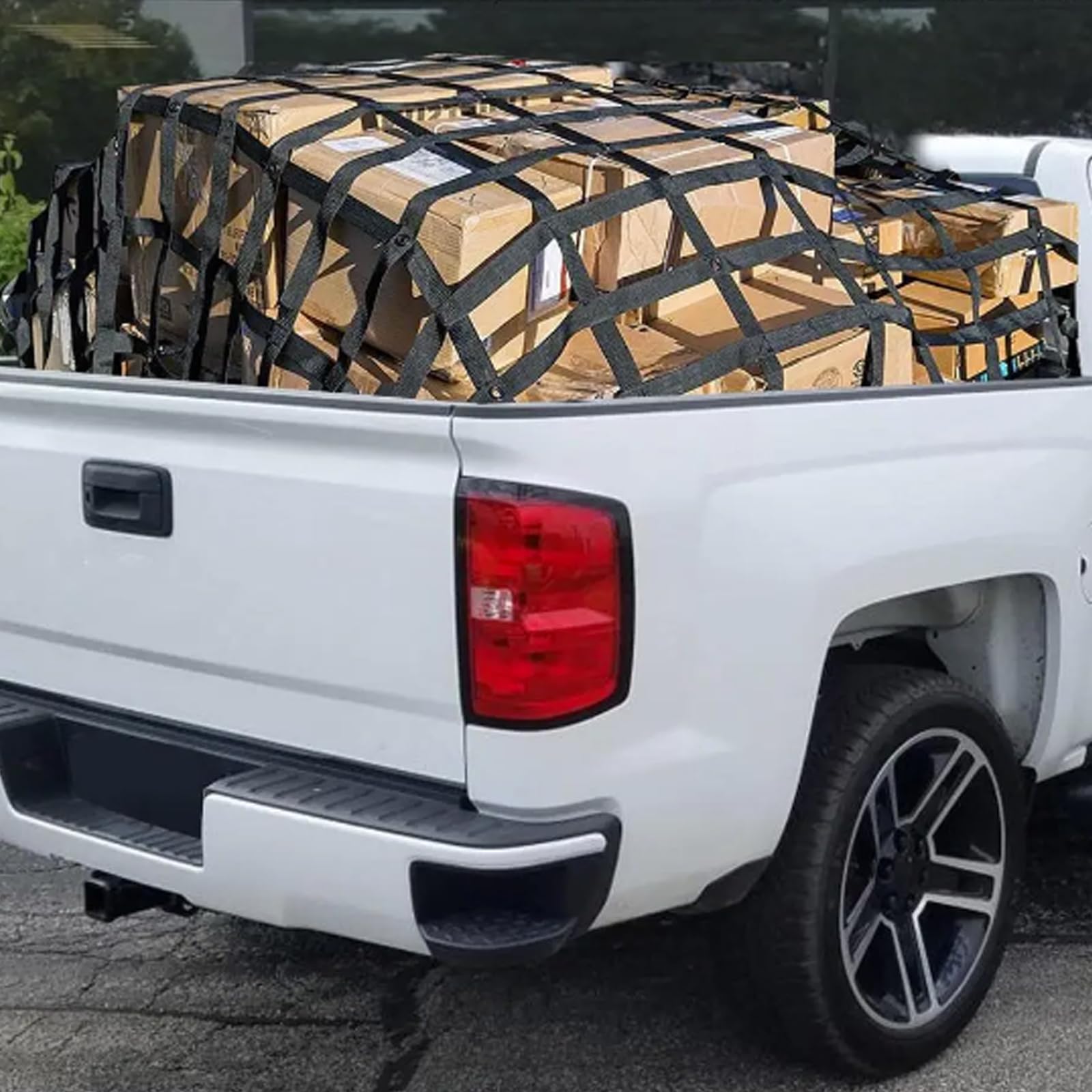 Red De Carga Pesada, Red De Carga para Camionetas EláStica Red para Equipaje Red De Carga Ajustable Red Organizadora SujecióN De Carga para SUV Van Carro Automóviles Universal