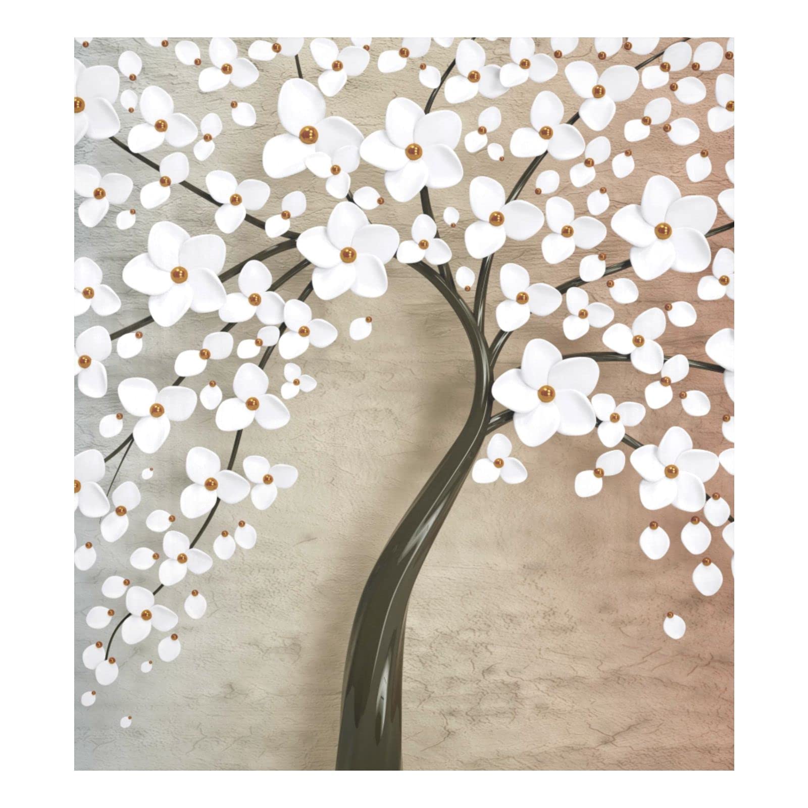 Naanle Dishwasher Magnet Cover Floral Tree of Life Front Dishwasher Cover Magnetic Home Cabinet Decals Appliances Stickers Refrigerator Decorative 23" x 26"