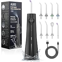 Idropulsore dentale senza fili, irrigatore orale con 5 modalità e 8 ugelli