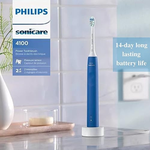 Miniatura 4 de Philips Sonicare Cepillo de dientes eléctrico eléctrico Philips Sonicare cepillo de dientes eléctrico recargable con sensor de presión azul celeste