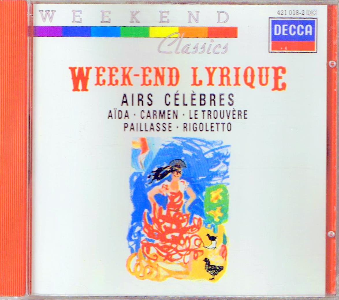 Famous Arias [Audio CD] Opera Weekend; Verdi and Bizet