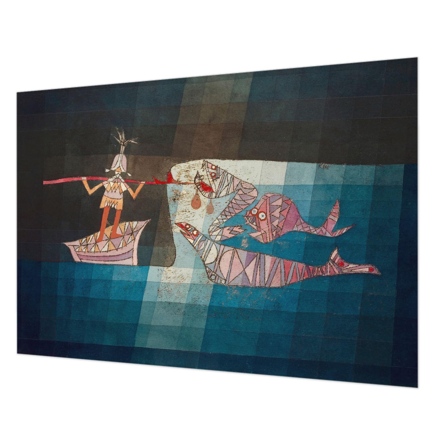 Papier peint intissé 312x219 cm pêcheur chasseur décor mural