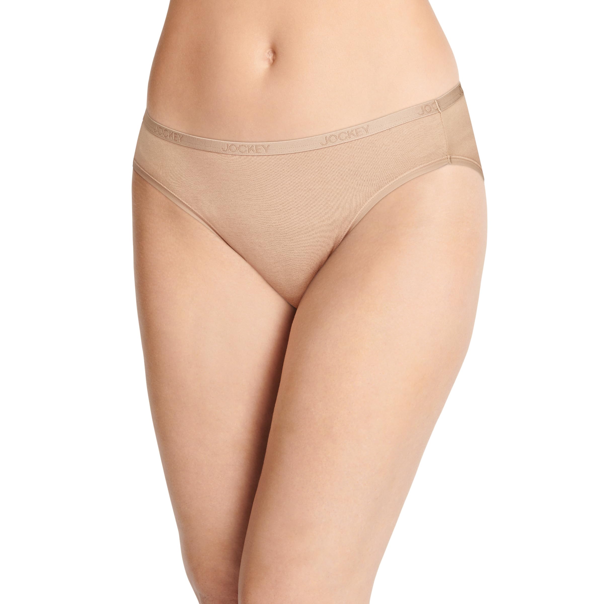 Jockey Lot de 3 culottes pour femme en coton bio avec logo extensible