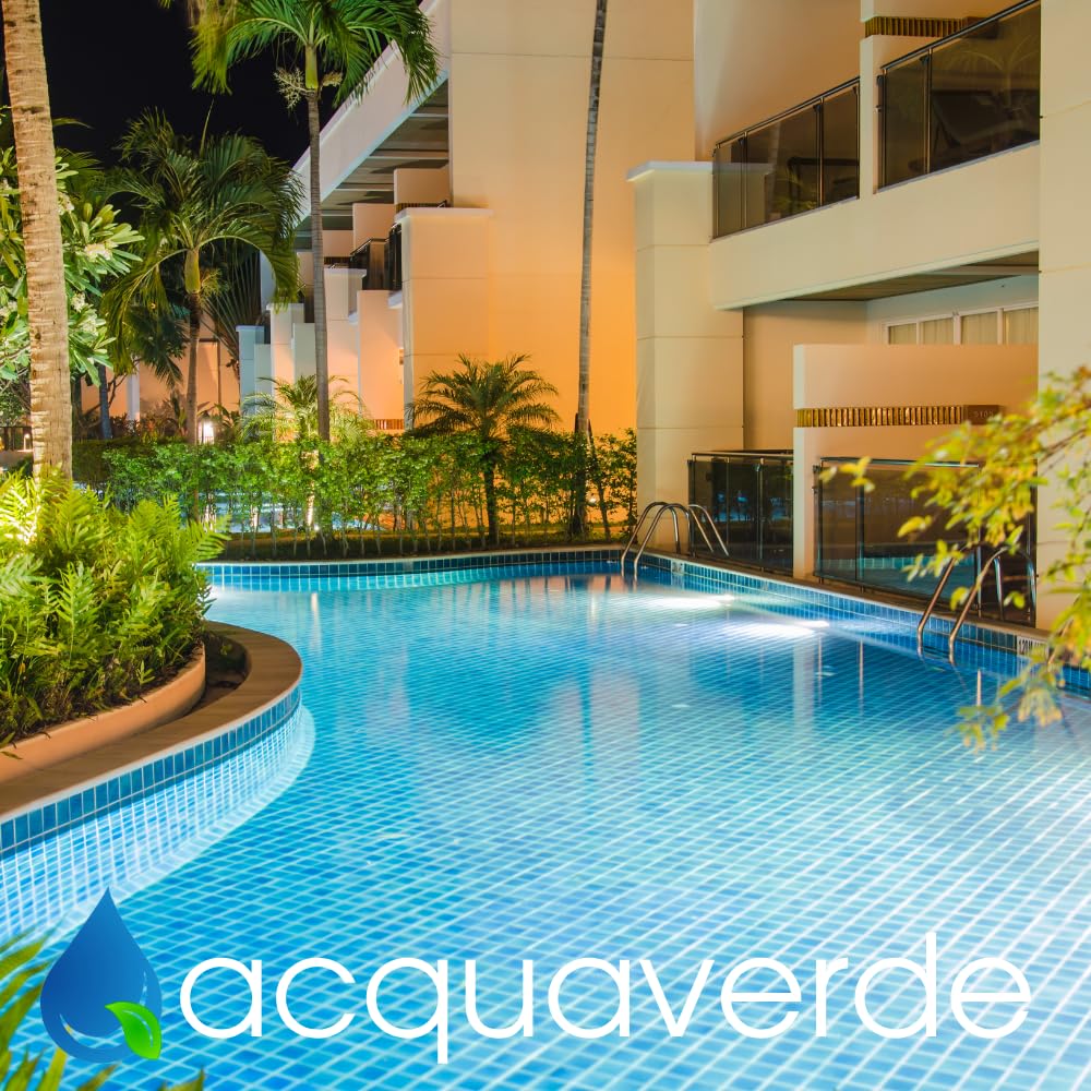 acquaverde OXY 3 Azioni | Ossigeno Attivo Liquido per Piscina - 25 kg, Chiarificante, Antialghe e Flocculante, Alternativa al Cloro per Trattamento, Pulizia ed Igiene per Acqua di Piscine