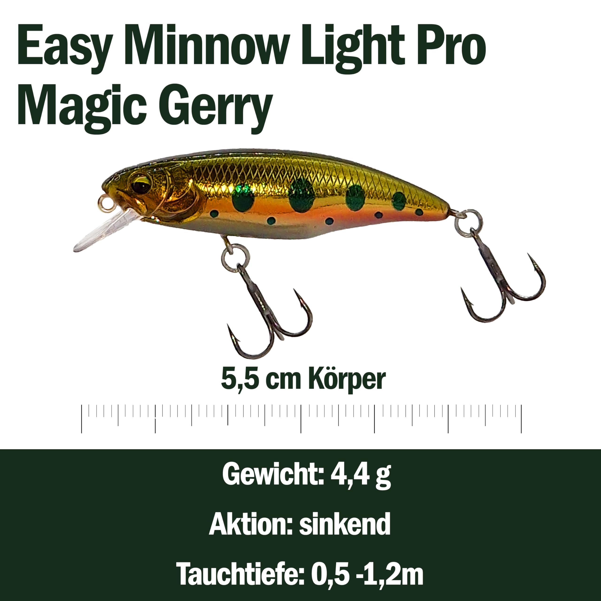 Vbestlife Esche Artificiali Dure - Set 5 Pezzi Minnow Per Pesca - Foto 3