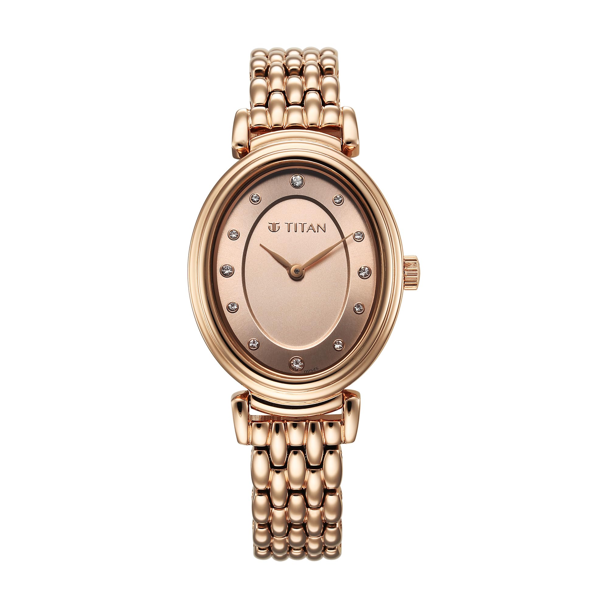 Titan Aura Phase Quartz Analog Rose Gold Dial Rose Gold Stainless Steel Strap Watch for Women-95242WM01 (B0D62S233X) Amazon Price History, Amazon Price Tracker
