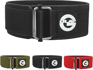 Glaf Weight Lifting Belt Quick Locking Weightlifting Gym Belt for Men and Women Fitness Bodybuilding Powerlifting Squat Workout Lever Deadlift Training Belt Adjustable Lifting Support