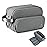 Estour Toiletry Bag for Men, Travel Essentials Travel Toiletry Bag, Water-Resistant Compact Bathroom Roll Organizer for Hygiene, Shaving kit, Gifts for men (Gray(Upgraded Polyster))