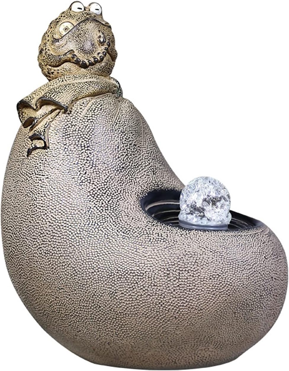 Tabletop Fountain Spinning Orb Tabletop Fountain - Lucky Desktop Fountain Zen Meditation Indoor Waterfall Feature for Give Gifts Home Office Decor Desktop Fountain